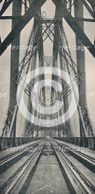 'Looking Through the Forth Bridge', 1926. Artist: Unknown.