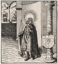 Saints Connected with the House of Hapsburg: A General Account of the Ancestry.... Creator: Leonhard Beck (German, c. 1480-1542).
