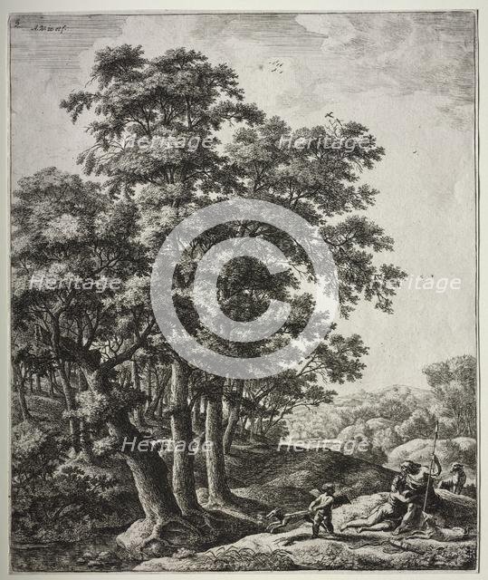 Venus and Adonis. Creator: Anthonie Waterloo (Dutch, 1609/10-1690).