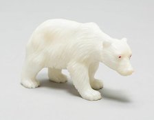 Miniature Polar Bear, Saint Petersburg, c. 1890/00. Creator: Fabergé Workshop.