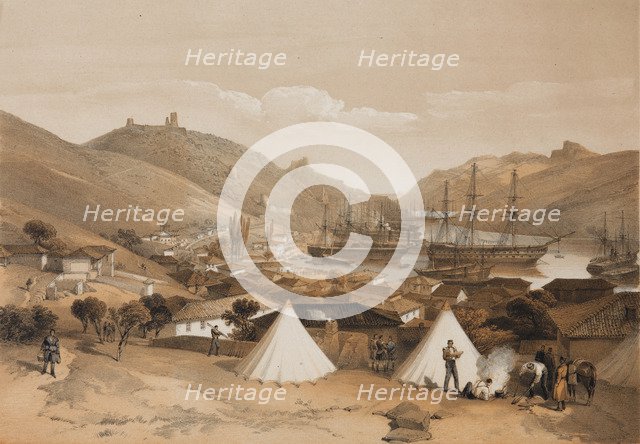 Balaclava. View onto the sea, 1855. Artist: Simpson, William (1832-1898)