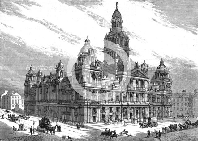 ''The Queen's visit to Glasgow, The new Municipal Buildings, opened by Her Majesty', 1888. Creator: Unknown.