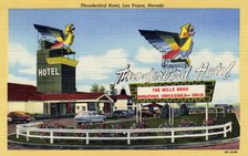 'Thunderbird Hotel, Las Vegas, Nevada', postcard, 1950. Artist: Unknown