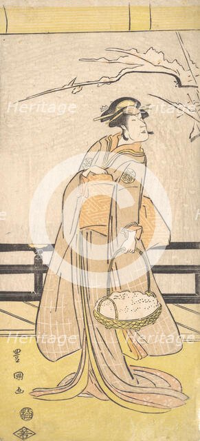 Nakayama Tomisaburo in a Female Role, ca. 1790-1825. Creator: Utagawa Toyokuni I.