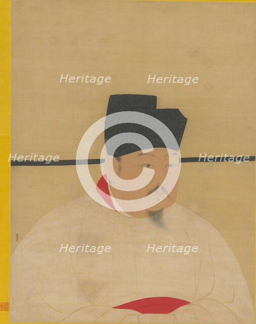 Portrait of the Emperor Zhenzong of Song (968-1022). Creator: Chinese Master.