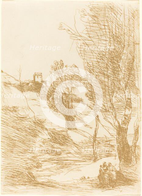 Souvenir of Salerno (Souvenir de Salerne), 1871. Creator: Jean-Baptiste-Camille Corot.