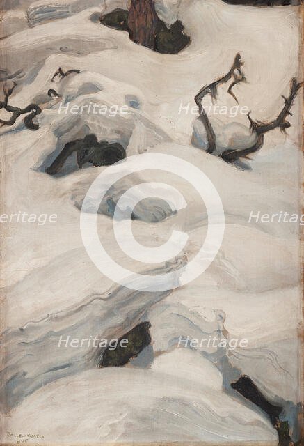 The Lair of the Lynx, 1906. Creator: Gallen-Kallela, Akseli (1865-1931).