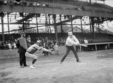 Baseball, Congressional - At Bat: Rauch, George Washington, Rep. from Indiana, 1907-1917, 1911. Creator: Harris & Ewing.