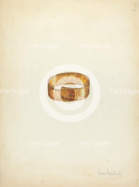 Bracelet, 1935/1942. Creator: Anne Nemtzoff.