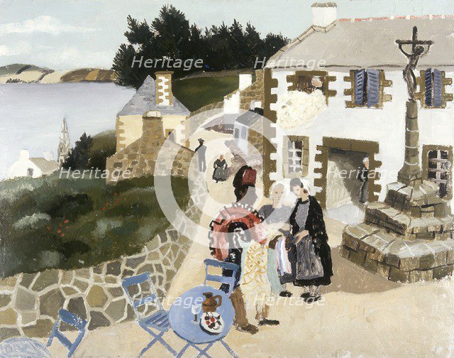 'The rug seller, Treboul', 1930. Artist: Christopher Wood