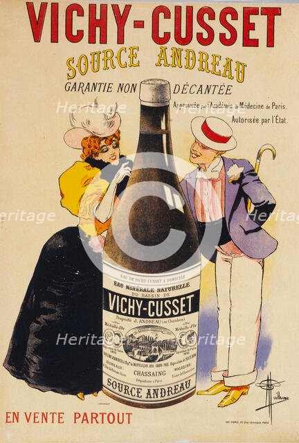 Vichy-Cusset - Source Andreau , c. 1895. Creator: Guillaume, Albert (1873-1942).