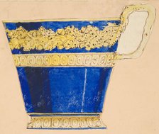 Design for a cup, 19th century. Creator: Anon.