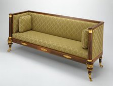 Box Sofa, c. 1820. Creator: Duncan Phyfe.