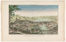 View of the city of Geneva seen from Lake Geneva, 1735-1805. Creator: Unknown.