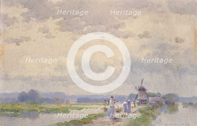 In Holland, n.d. Creator: William Henry Holmes.