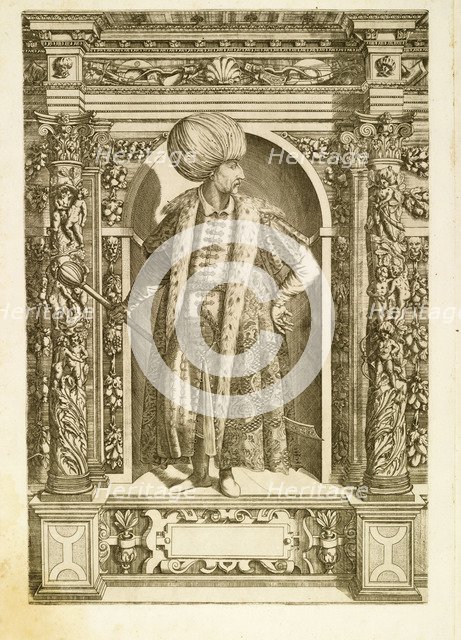 Sultan Suleiman I the Magnificent, 1601. Artist: Custos, Dominicus (1560-1612)