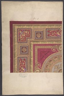 Design for a Carpet, 19th century. Creator: Anon.