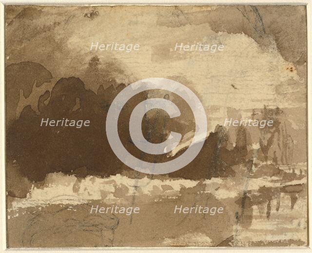 Landscape Composition [recto]. Creator: John Varley I.