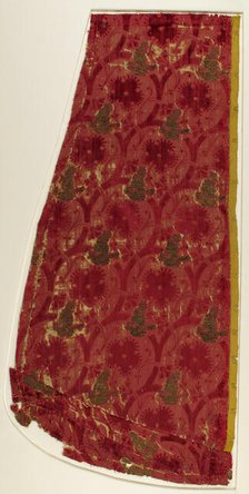 Textile with Brocade, Italian, ca. 1425-50. Creator: Unknown.