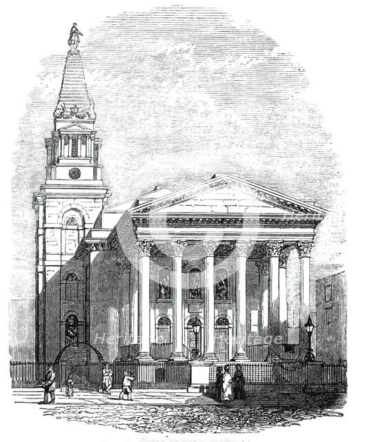 St George's, Bloomsbury, 1844. Creator: Unknown.