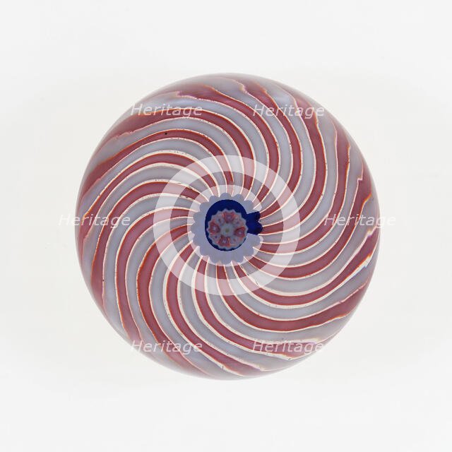 Paperweight, Clichy, c. 1845-60. Creator: Clichy Glassworks.