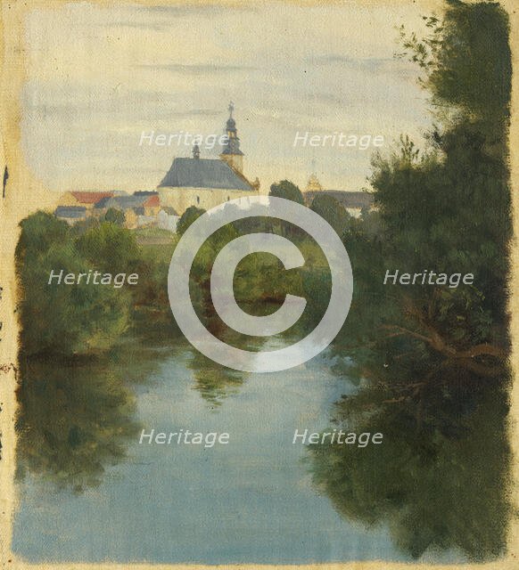 Village church, 1850-1900. Creator: Jan Nowopacký.