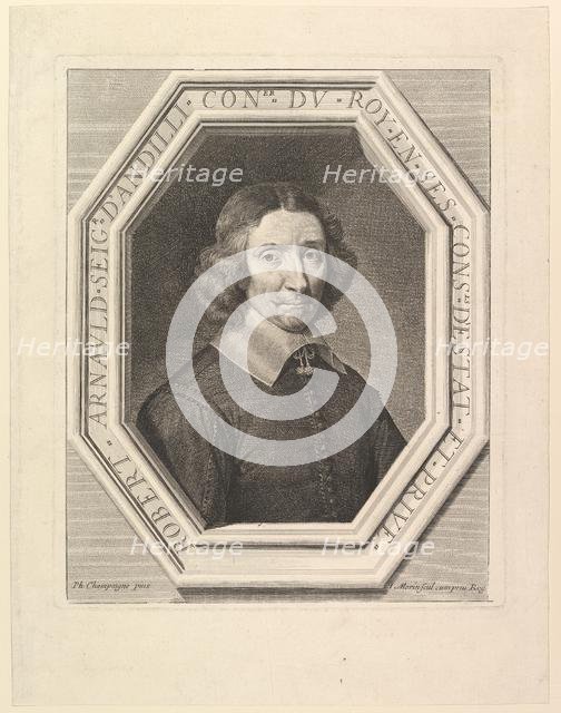 Robert Arnauld d'Andilly, conseiller du roi. Creator: Jean Morin.