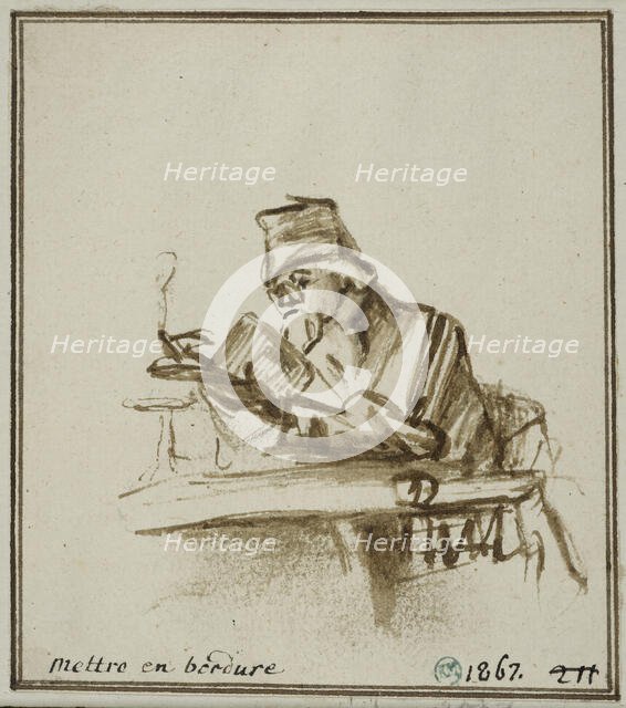 Old man reading, c1630s. Creator: Rembrandt Harmensz van Rijn.