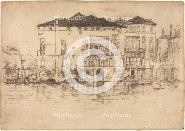 The Palaces, 1880. Creator: James Abbott McNeill Whistler.