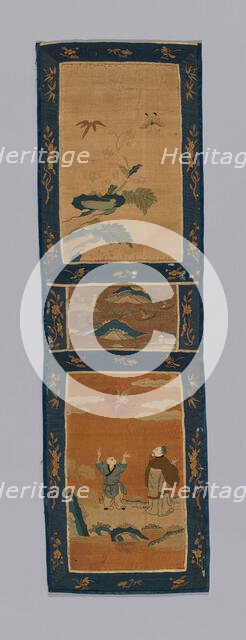 Panel (For a Screen), China, Qing dynasty (1644-1911), 1875/1900. Creator: Unknown.