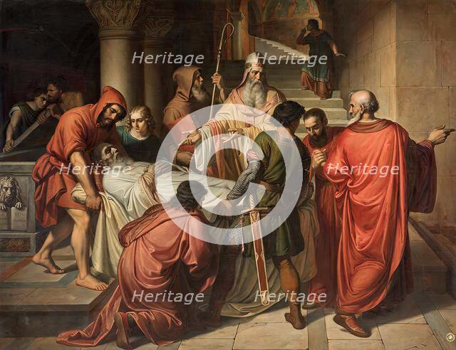 Handover of the body of St. Mark in Alexandria to the Venetians, 1847. Creator: Michael Kovacs.