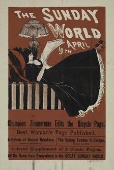 The Sunday world. April 9th. 1896, c1893 - 1897. Creator: Unknown.