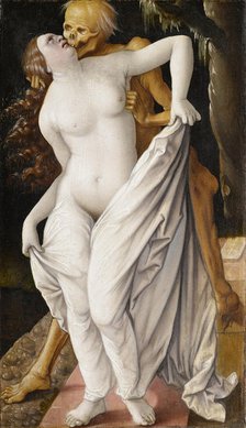 The death and the wife, ca 1521-1525. Creator: Baldung (Baldung Grien), Hans (1484-1545).