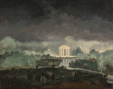 Fête de nuit donnée par la reine au comte du Nord au Petit Trianon, 1782-1783. Creator: Robert, Hubert (1733-1808).