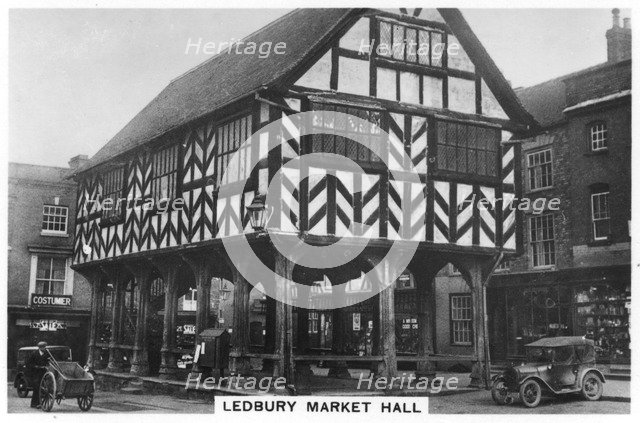 Ledbury Market Hall, Herefordshire, 1937. Artist: Unknown
