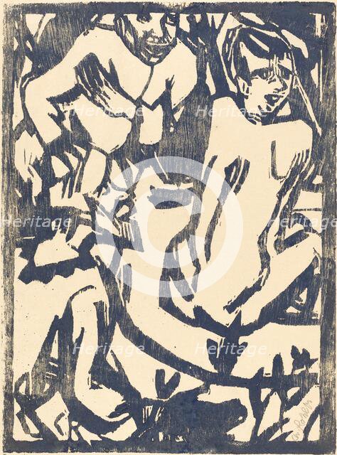 Susanna and the Elders, 1916/1917. Creator: Christian Rohlfs.
