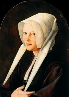 Portrait of Agatha van Schoonhoven, 1512. Creator: Scorel, Jan, van (1495-1562).