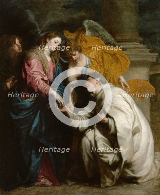 The Vision of the Blessed Hermann Joseph, 1630. Artist: Dyck, Sir Anthonis, van (1599-1641)