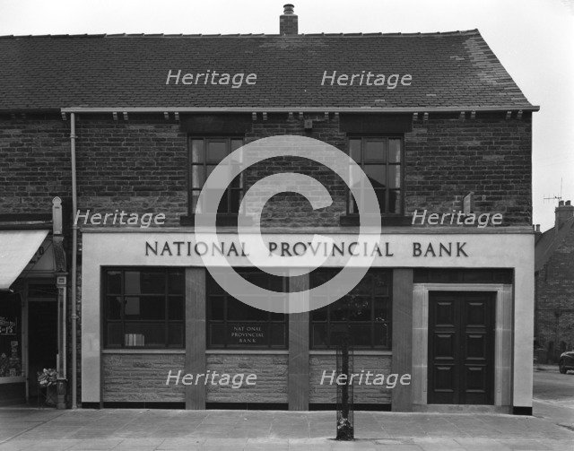 The National Provincial Bank, Goldthorpe, South Yorkshire, 1960. Artist: Michael Walters