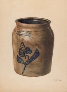 Jar, c. 1938. Creator: John Tarantino.