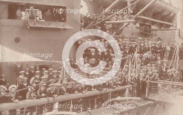 Some of the ship's company of HMAS 'Australia', c1917 (1919). Artist: Unknown.