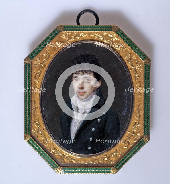 Portrait of a young man, between 1800 and 1850. Creator: Charles Guillaume Alexandre Bourgeois.