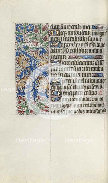 Book of Hours (Use of Rouen): fol. 77v, c. 1470. Creator: Master of the Geneva Latini (French, active Rouen, 1460-80).