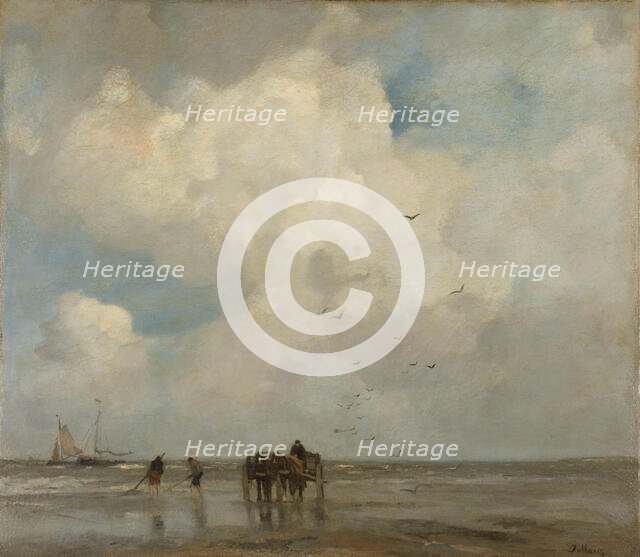 Shellfishing, 1885. Creator: Maris, Jacob (1837-1899).