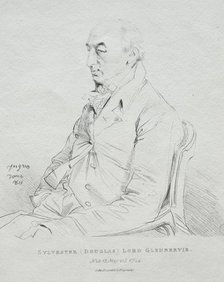 Sylvester Lord Glenbervie, 1815. Creator: Jean-Auguste-Dominique Ingres (French, 1780-1867).