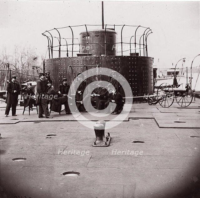 U.S. Monitor Lehigh, James River, 1861-65. Creator: Unknown.