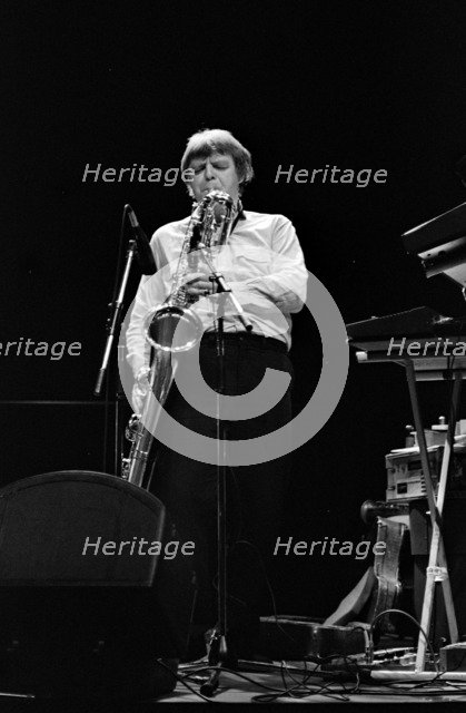 John Surman, Hawth, Crawley, West Sussex, Jan 1989. Creator: Brian O'Connor.