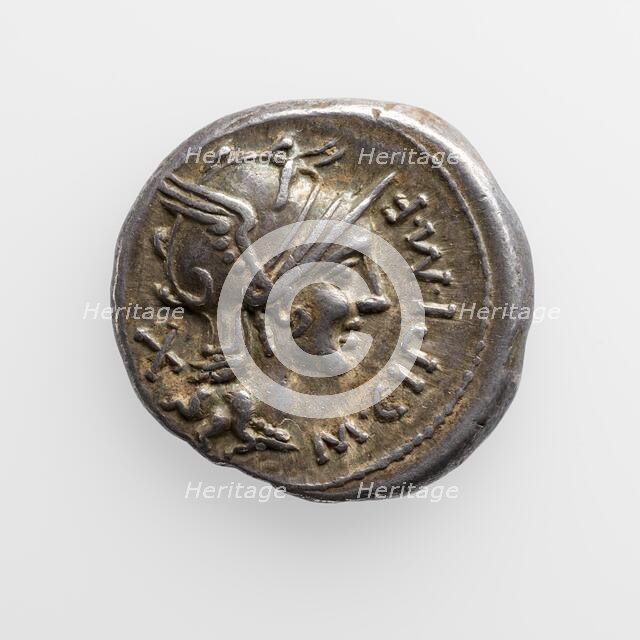 Denarius of M. Cipius, 115-114 B.C. Creator: Unknown.