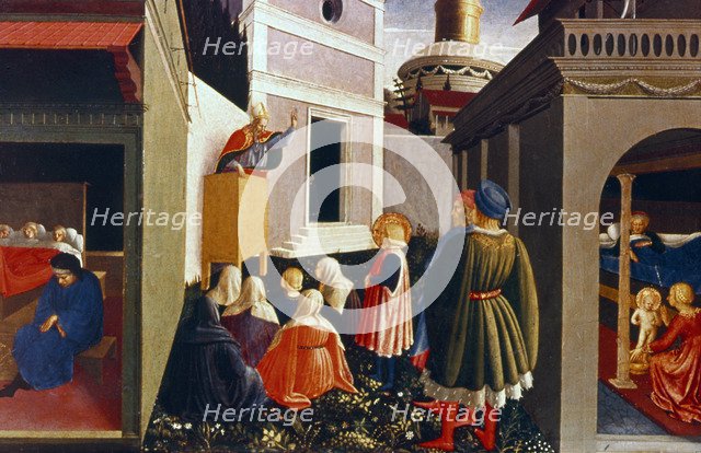 'The Vocation of St Nicholas', 1437. Artist: Fra Angelico