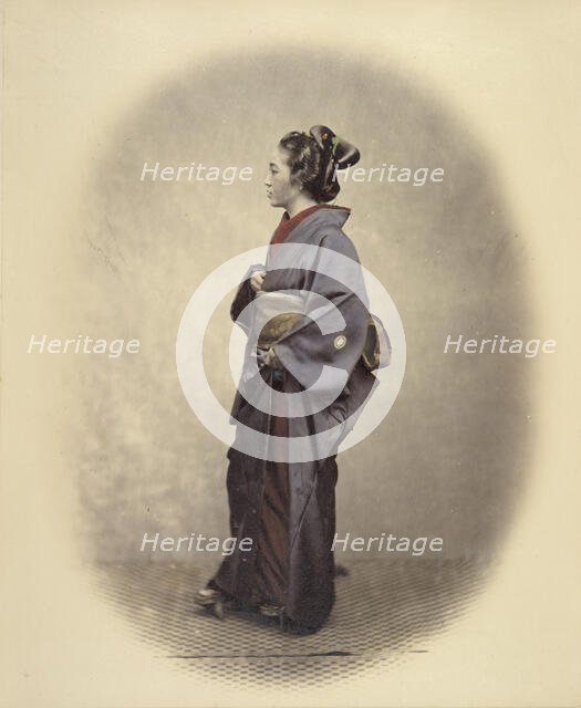 The Belle of the Period, 1863-1868. Creator: Felice Beato.